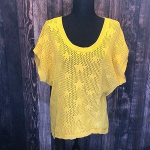 Smudge short sleeve stars sweater